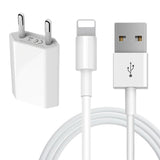 Kit USB Cable + EU Charger For iPhone