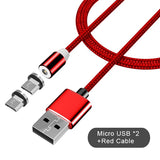 2 in 1 Magnetic Charger Cables Lighting For iPhone