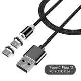 2 in 1 Magnetic Charger Cables Lighting For iPhone