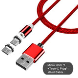 2 in 1 Magnetic Charger Cables Lighting For iPhone