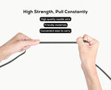 Micro USB Cable 2.4A Fast Charging Data Charger Flat Cable