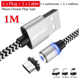 Fast Charging Magnetic Cable Micro USB Type C